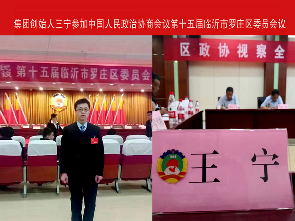 董事长参加十五届罗庄区政协会议